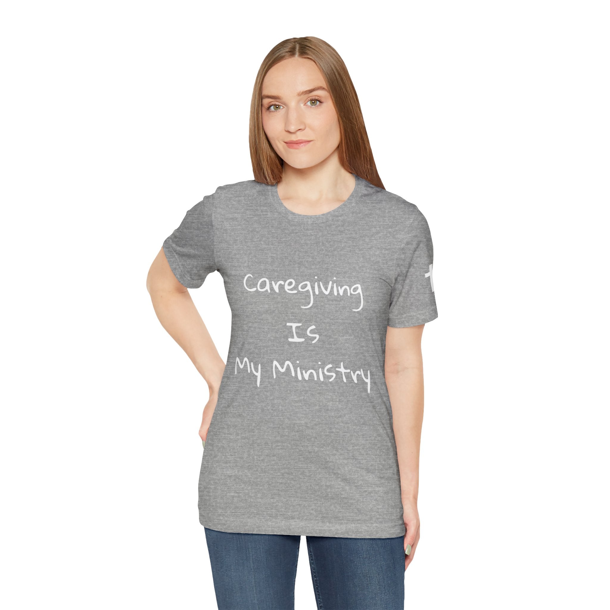 Caregiving Is My Ministry T-Shirt — Faith-Based Caregiver Tee