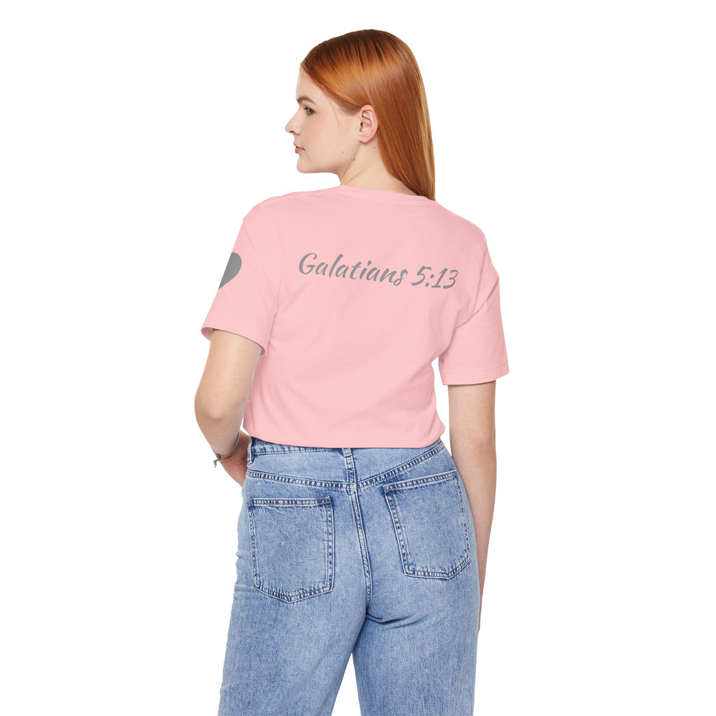 Serve With Love Tee — Heartfelt Volunteer/Charity Short Sleeve Shirt