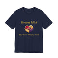 Serving With Kind Hearts & Helping Hands Logo Tee — Charity Volunteer T-Shirt